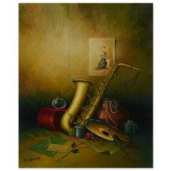 Avi Belaish, Original Acrylic Painting on Canvas, Hand Signed with Letter Authenticity.