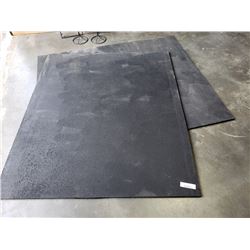 2 weight lifting mats 48" x 58" x 5/8" thick