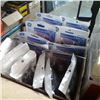 Image 3 : Lot of new leg rests, drawer slides, antistaic wipes and lights