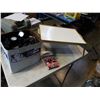 Image 1 : Lot of MCM tray, box of lights and dvd box set