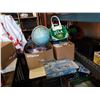Image 1 : 2 BOXES OF ESTATE GOODS, GLOBE, COOLER