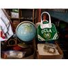 Image 2 : 2 BOXES OF ESTATE GOODS, GLOBE, COOLER