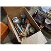 Image 2 : Tackle box with lead weights and box of tackle