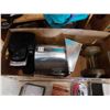 Image 2 : BOX OF ELECTRONICS, KEURIG COFFEE MAKER, 10LB DUMBELL