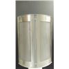 Image 1 : 4 Brand New Contemporary Indoor/Outdoor Wall Mount Lighting Fixtures - These fixtures are 12" tall a