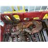 Image 2 : CRATE OF ANTIQUE RAIL WAY SPIKES AND SWIVEL HOOK