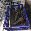 Image 2 : Toolbox with contents and tray of chainsaw chains, bar, hitch ball and more