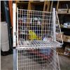 Image 2 : 2 basket retail rolling tiltable rack