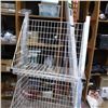 Image 2 : 2 basket retail rolling tiltable rack