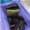 Image 2 : Tote of power tools and chargers