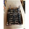 Image 1 : TRAY OF CLIP GARMENT HANGERS