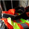 Image 2 : Box of fish tape, elca crane controller  high vis gear and more