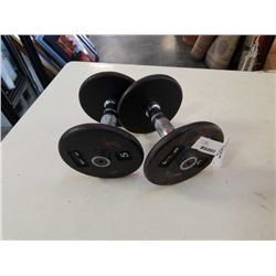 2  5LB DUMBELLS