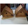 Image 2 : 2 Wooden bird houses