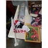Image 2 : TOTE OF HOCKEY COLLECTOR MINI STICKS AND BOOKS