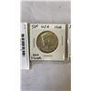 Image 2 : 2  USA  J.F. KENNEDY SILVER HALF DOLLARS - .400 SILVER 1966, 1967