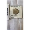 Image 2 : 3 WAR-TIME CANADIAN SILVER 25 CENT COINS - 1940, 1941, 1945  .800 SILVER