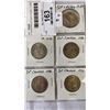 Image 2 : 11 CANADIAN 50 CENT COINS  2-1969, 1975, 1979, 1980, 1984, 1986, 1991, 2000, 2002