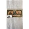 Image 2 : 1937 BANK OF CANADA  2 DOLLAR  BILL  KING GEORGE VI FINE CONDITION
