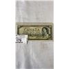 Image 2 : 1954 CANADIAN DEVIL FACE 20 DOLLAR BILL LOOKS "TRIMMED"