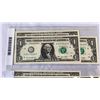 Image 2 : 10 USA  MINT UNCIRCULATED 1 DOLLAR BILLS IN SEQUENCE 121-130  2013 BILLS