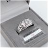 Image 2 : STERLING SILVER CZ COCKTAIL RING -  RETAIL $75