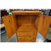 Image 8 : 3 DRAWER PINE WARDROBE