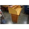 Image 10 : MAPLE ROLLTOP DESK, 6 DRAWER