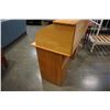 Image 8 : MAPLE ROLLTOP DESK, 6 DRAWER