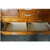 Image 8 : 9 DRAWER WOOD DRESSER