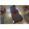 Image 2 : MODERN 1 DRAWER COFFEE TABLE WITH LEATHER INSERT