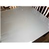Image 2 : MODERN GLASSTOP TABLE - APPROX 55 X 55 INCHES