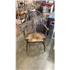 Image 1 : ANTIQUE WOOD FRAMED CHAIR