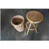 Image 2 : WICKER PLANTER STAND