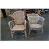 Image 2 : 4 WICKER CHAIRS