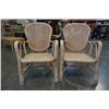 Image 8 : 4 WICKER CHAIRS