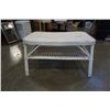 Image 2 : VINTAGE WICKER COFFEE TABLE
