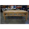 Image 2 : RATTAN COFFEE TABLE