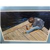 Image 2 : L. GIBBS LIMITED EDITION PRINT "CLEANING FISH"