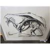 Image 2 : Signed charcoal framed art