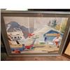 Image 2 : WATERCOLOR BY HENRIE AND SIGNED PAINTING