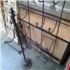 Image 3 : 3 decorative metal wine bottle holders