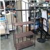 Image 3 : 4 tier metal and woven folding shelf