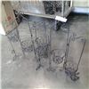 Image 1 : 3 decorative metal folding 3 tier planters