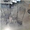 Image 2 : 3 decorative metal folding 3 tier planters