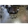 Image 1 : 3 black decorative metal candle stands
