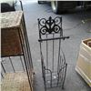 Image 2 : Decorative metal bathroom storage drawer and toilet paper holder