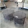 Image 1 : 2 decorative metal endtables