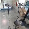 Image 3 : 3 decorative metal candle stands 39" and 27"