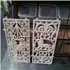 Image 1 : 2 cast iron panels 27" x 11"